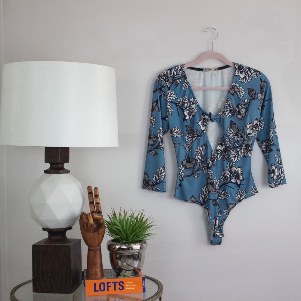 New For Love & Lemons Iris Bodysuit